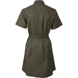 Ladies Heritage Shirt Dress Fatigue Back